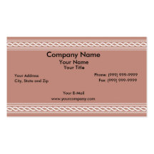 Basic border business card templates