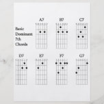 Basic Dominant Seventh Chords Flyer