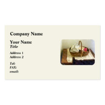 Basket of Cloth and Measuring Tape Business Card