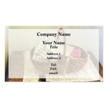 Basket of Cloth and Measuring Tape Business Card