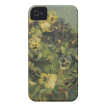 Basket of pansies Barely There™ iPhone 4 iPhone 4 Cases
