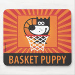 BASKET PUPPY Mouse Pad
