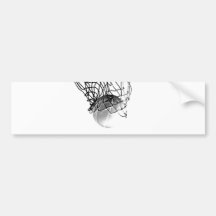 Basketball Ball Bumper Stickers