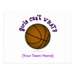 Basketball - Brown/Purple Postcard