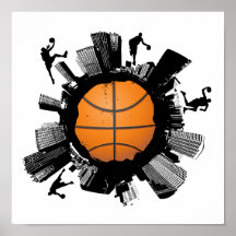 Basketball City Posters