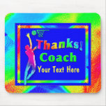 Basketball Coach Thank You Mousepad