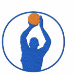 Basketball Embroidered T-Shirt