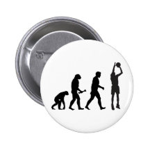 Basketball Evolution Pinback Buttons