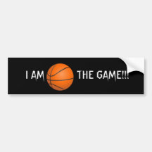 Basketball Gifts Bumper Stickers