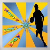 Basketball - Happy Father's Day Poster