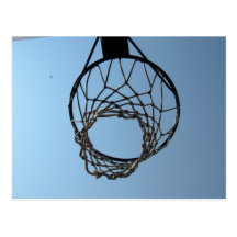 Basketball hoop postcards