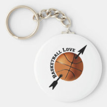 Basketball Love Keychains