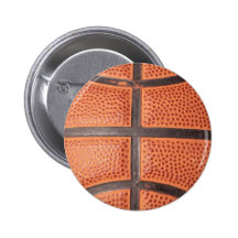 Basketball Pinback Button