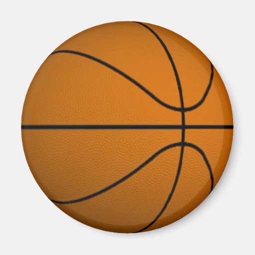 Basketball Refrigerator Magnet
