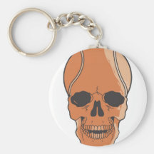 Basketball Skull Key Chains