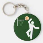 Basketball Symbol Keychain