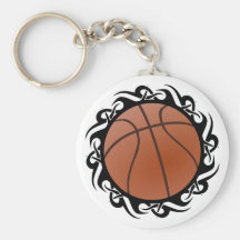 basketball. tribal. key chains
