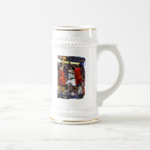 Basketball Two Against One Coffee Mug
