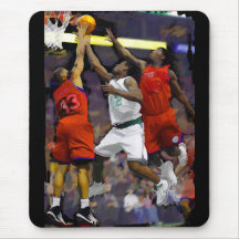 Basketball Two Against One Mousemats
