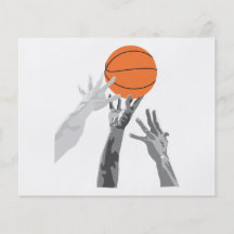 basketball up for grabs vector design full color flyer