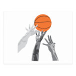 basketball up for grabs vector design postcards