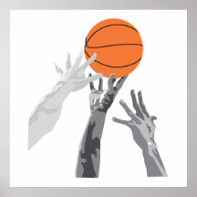 basketball up for grabs vector design print