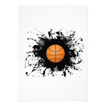 Basketball Urban Style Personalised Announcements