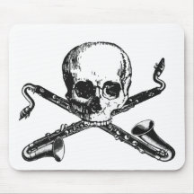 Bass Clarinet Pirate Mousepad