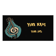 Bass Clef Custom Photo Card