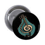 Bass Clef Pinback Buttons