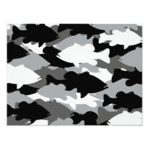 Bass Fishing Black Camo Photograph