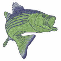 Bass Fishing Embroidered Shirt