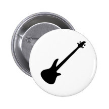 bass guitar bassist pin