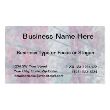 Bass guitar strings pickups pink grunge tiger eye business card