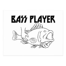 Bass Player Postcards