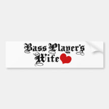 Bass Player's Wife Bumper Sticker