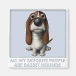 Basset Hound Favourite Refrigerator Magnets