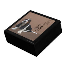 Basset Hound Puppy Gift Box