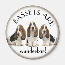Basset Hounds Magnets