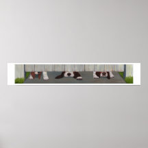 Bassets at the Gate Print