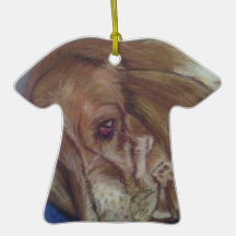 Bassett Hound Christmas Ornaments