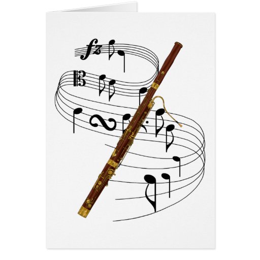 Bassoon Greeting Cards