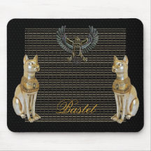 Bastet Cat Mouse Pad