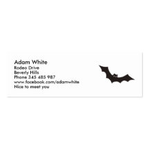 Bat Business Card Template
