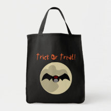 Bat Halloween Treat Bag