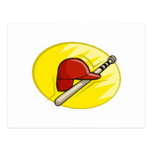 Bat & Helmet Post Cards