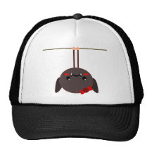 bat on a wire vampire mesh hats