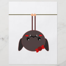 bat on a wire vampire personalized flyer