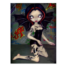 "Bat Tattoos" Postcard
