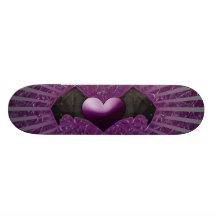 Batheart Grey Skate Decks